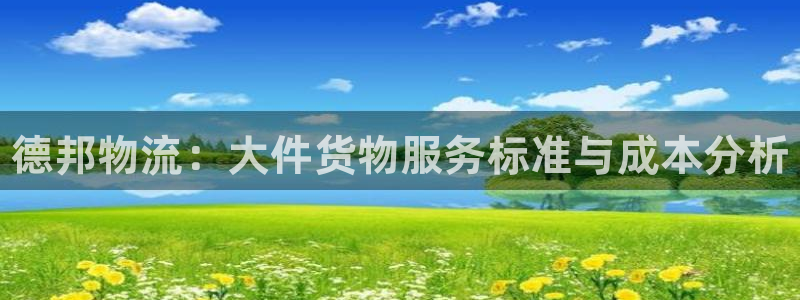 28圈注册与教程：德邦物流：大件货物